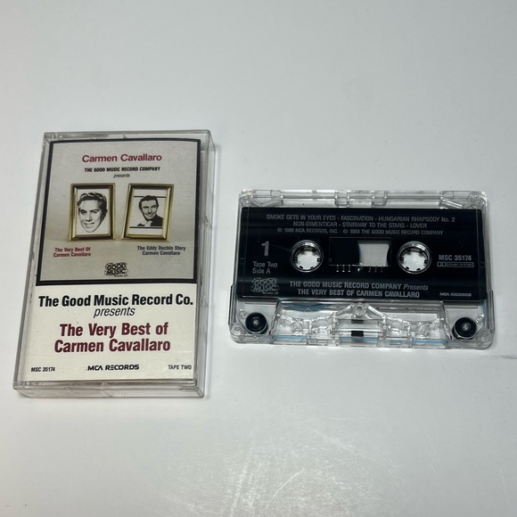 The Good Music Record Co. The Very Best of Carmen Cavallaro Cassette Tape 1989 - Picture 1 of 2